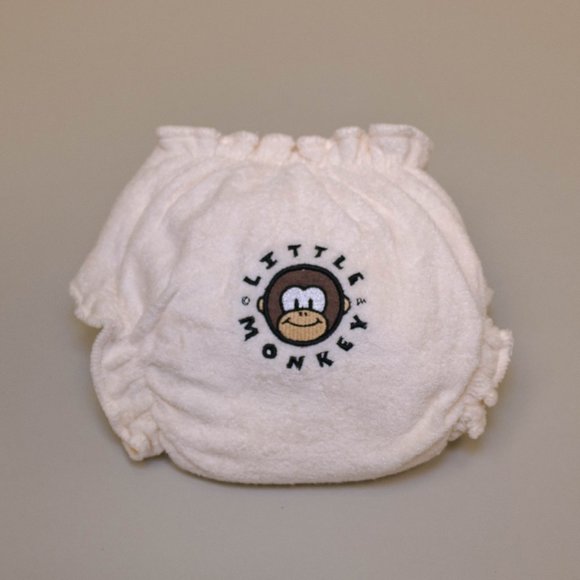 🆕 Little Monkey Baby 100% Cotton Cloth Diaper Lot - Picture 2 of 5
